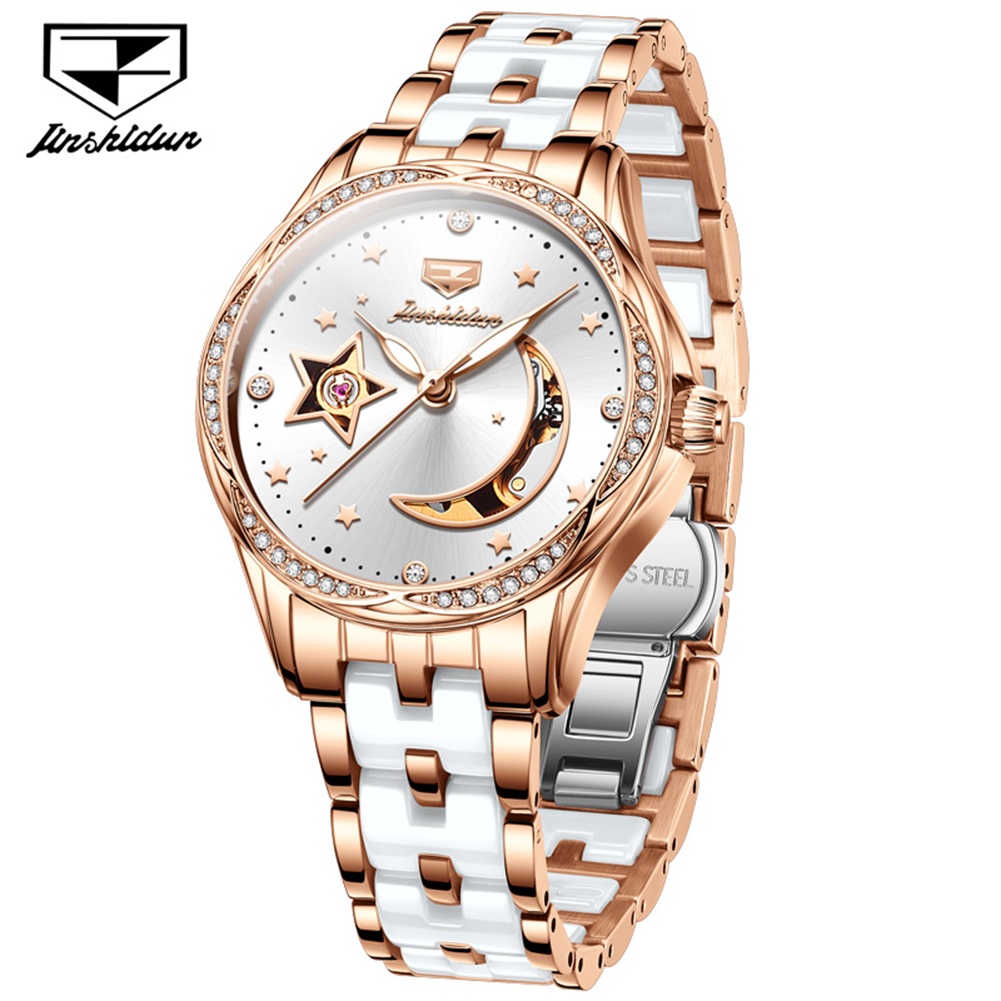 Luxury Ceramic Watch - JSDUN kadın saatleri lüks zarif seramik
