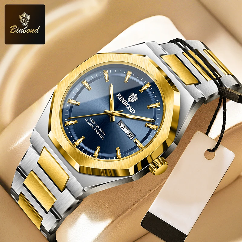 Smartwatch Trending Watches For Men - BINBOND Moda Trendi erkek Kuvars İzle