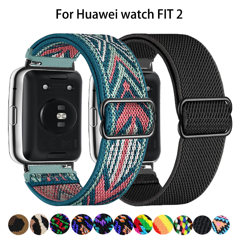 Tag Watches Smartwatch - Scrunchie bant için Huawei izle Fit