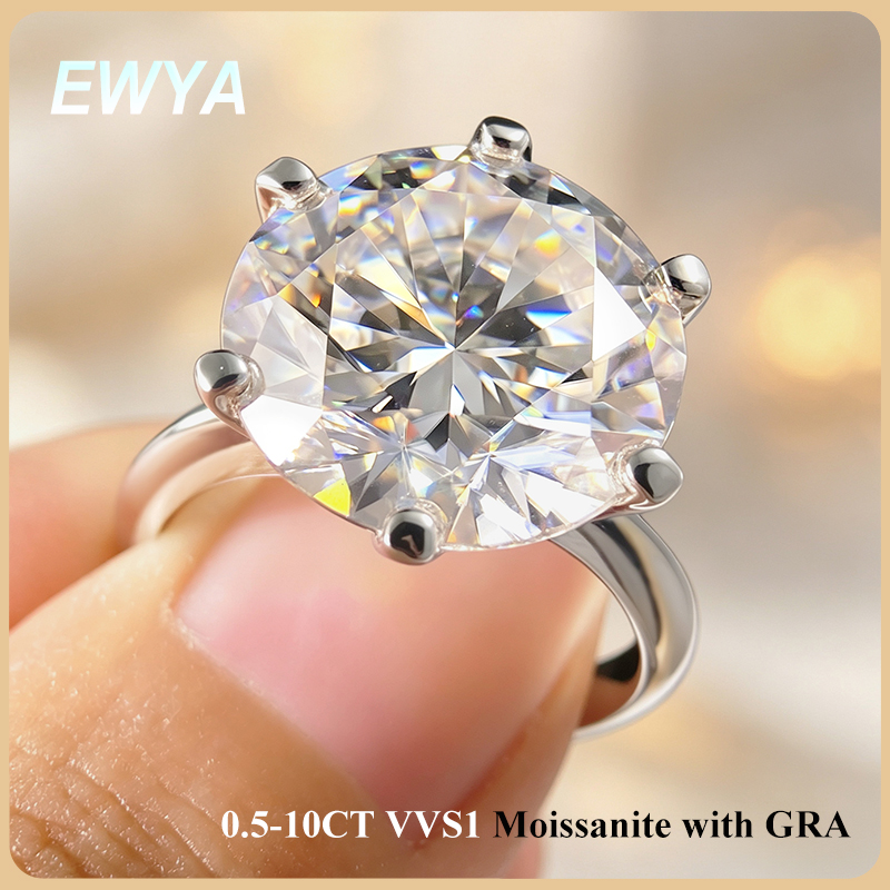 Luxury Ceramic Watch - EWYA GRA Sertifikalı 0.5-10CT D Renk