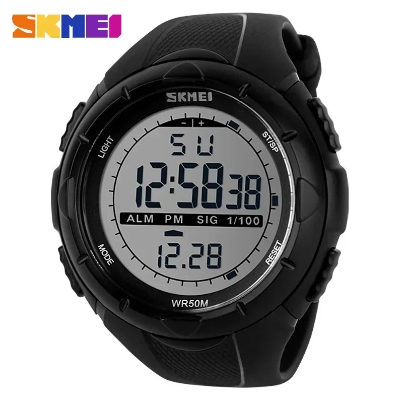 Solar Powered Watch - SKMEI 1025 Erkekler Askeri Saatler çalar