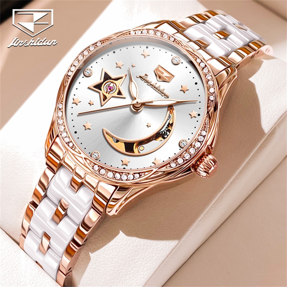 JSDUN kadın saatleri lüks zari - Luxury Ceramic Watch incelemesi ve fiyatı