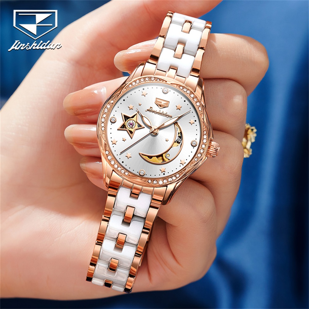 JSDUN kadın saatleri lüks zari - Luxury Ceramic Watch incelemesi ve fiyatı