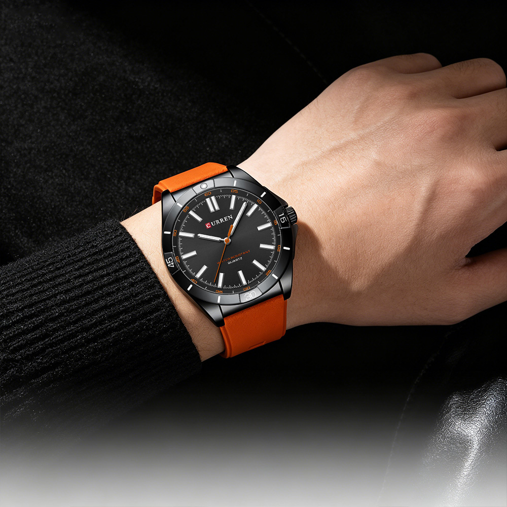 CURREN Erkekler Minimalist Spo - Silicone Sport Band incelemesi ve fiyatı