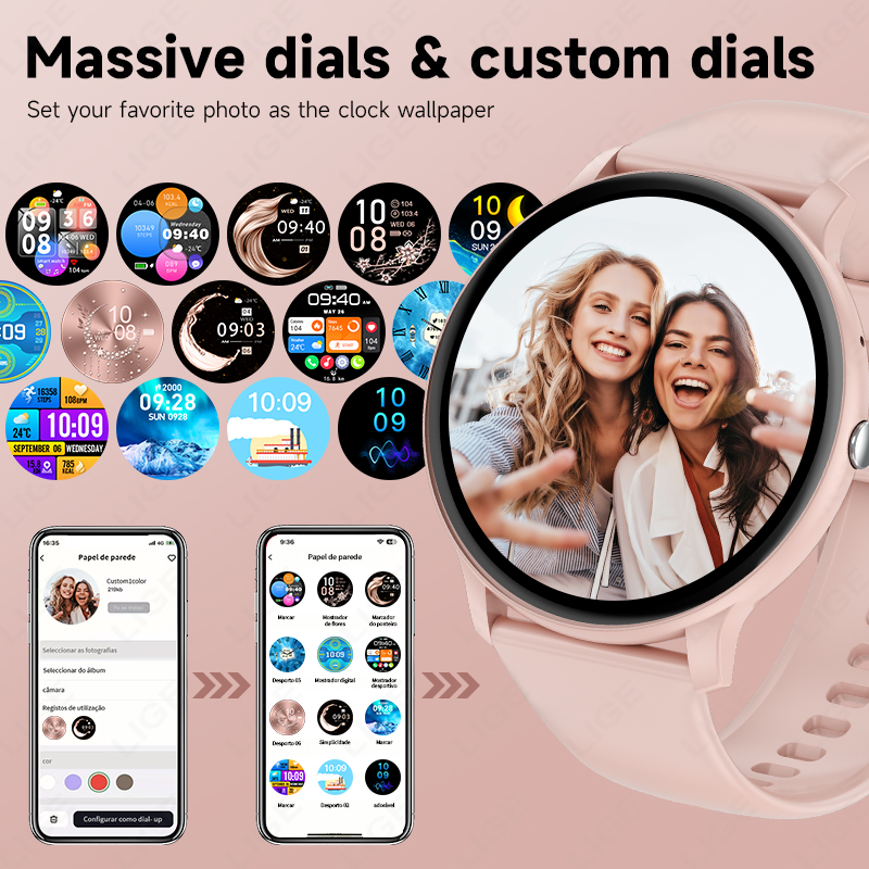 LIGE akıllı saat kadın erkek B - Watches Ladies Smartwatch incelemesi ve fiyatı