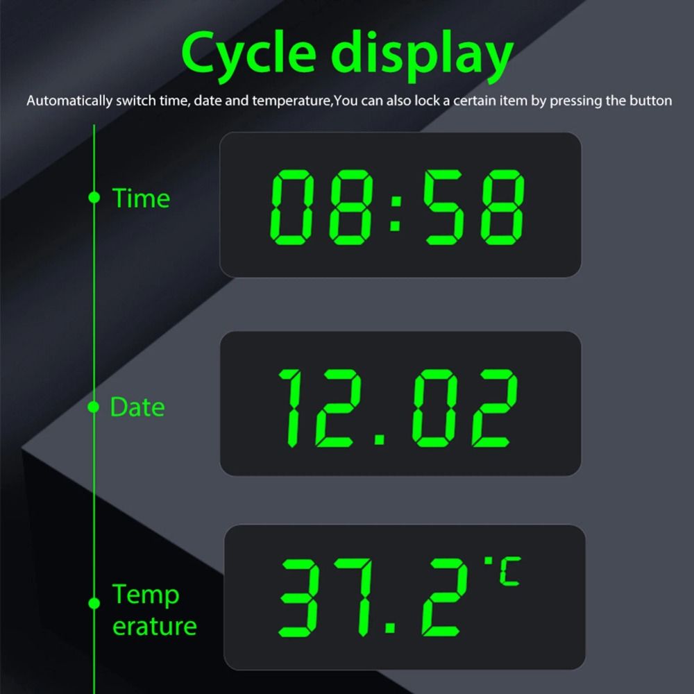 Güneş Enerjili Araba Dijital S - Solar Powered Watch incelemesi ve fiyatı