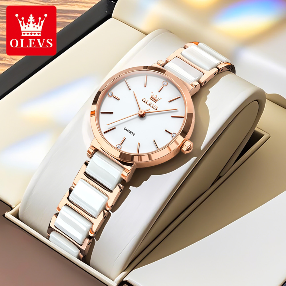 OLEVS Kadın Saati 5877 Lüks Za - Luxury Ceramic Watch incelemesi ve fiyatı
