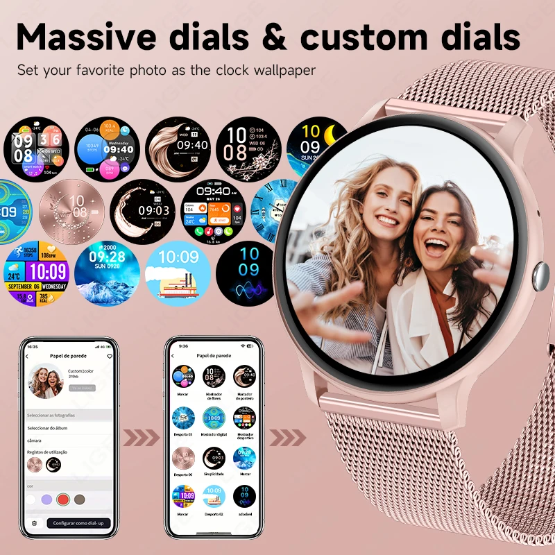 LIGE Bluetooth Çağrı Özellikli - Watches Ladies Smartwatch incelemesi ve fiyatı