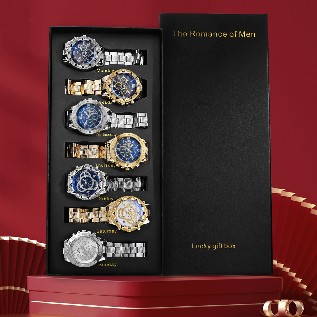 Erkekler için 7 Parçalı Saat S - Smartwatch Trending Watches For Men incelemesi ve fiyatı