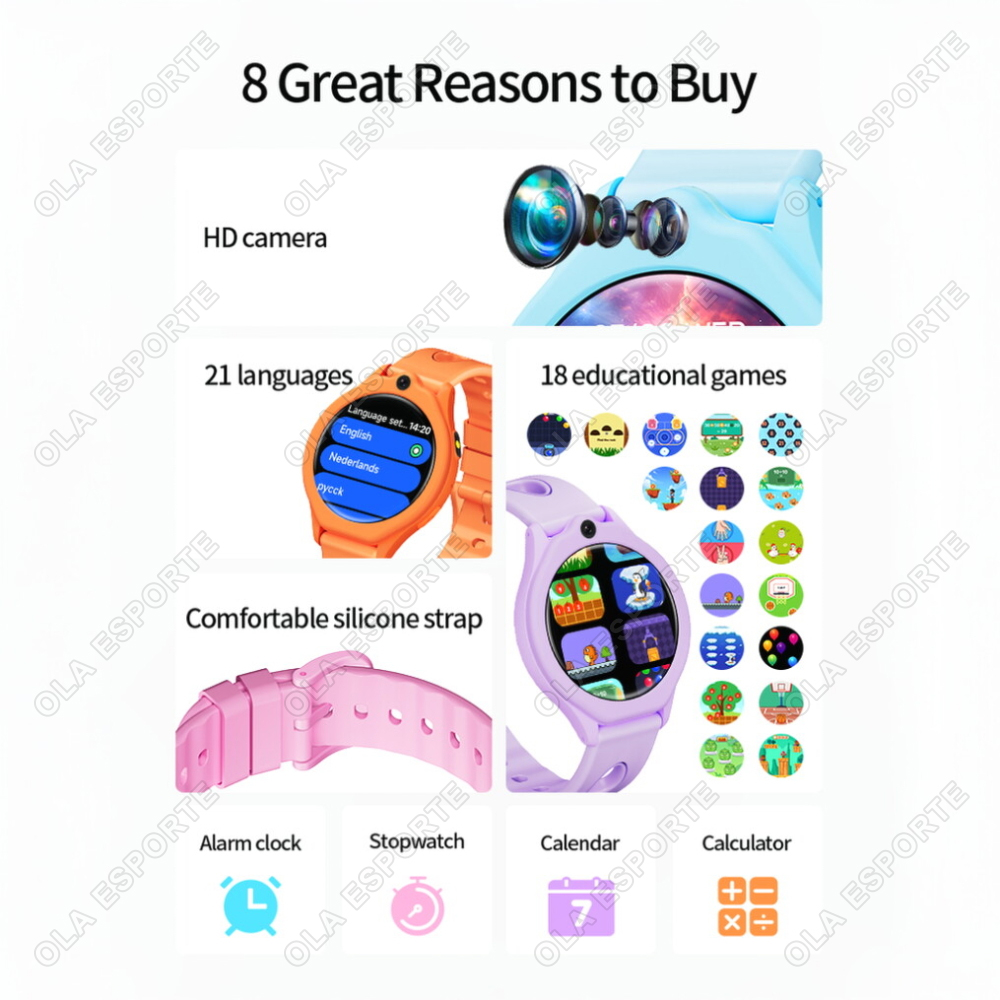 Çocuklar için yeni akıllı saat - Smartwatch Watches Gift For Boys On Birthday incelemesi ve fiyatı