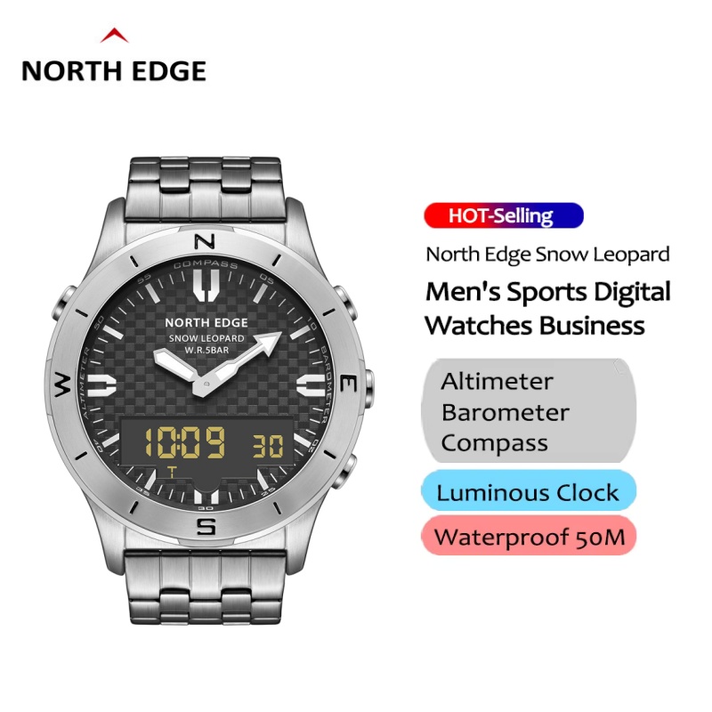 NORTH EDGE Erkekler Açık Hava  - Altimeter Compass Watch incelemesi ve fiyatı