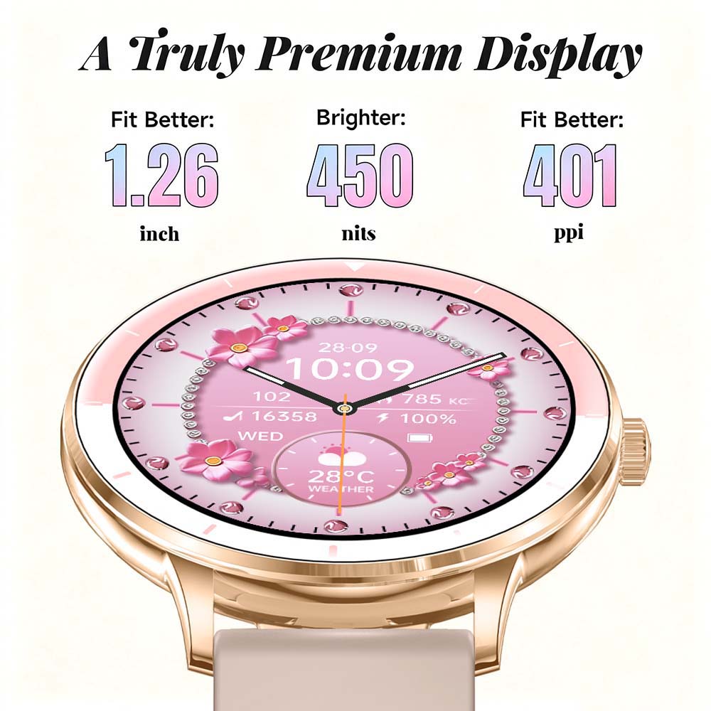Kadınlar için Akıllı Saat 1.26 - Watches Ladies Smartwatch incelemesi ve fiyatı