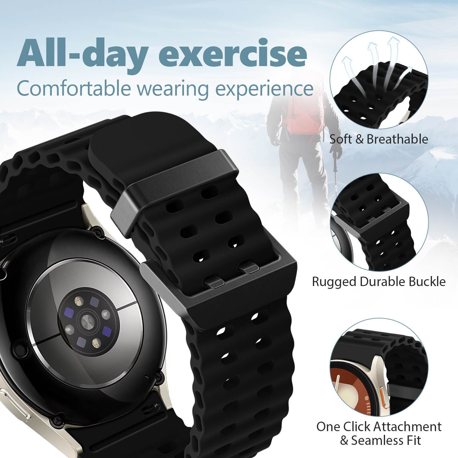 Samsung Galaxy Watch için bant - Tide Watch Surf incelemesi ve fiyatı