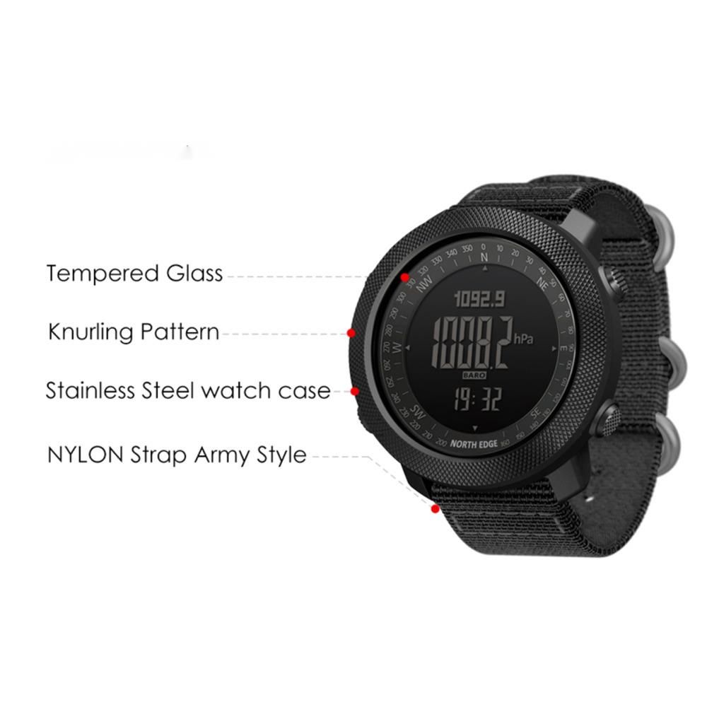 KUZEY KENAR Erkekler Için Saat - Altimeter Compass Watch incelemesi ve fiyatı