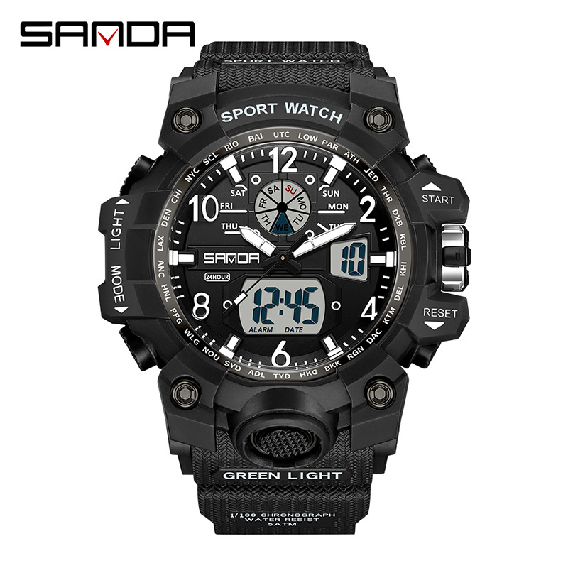 Moda Sanda marka gençlik asker - Solar Powered Watch incelemesi ve fiyatı
