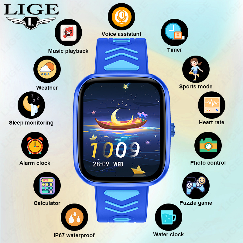 LIGE Çocuk Akıllı Saati Oyun S - Smartwatch Watches Gift For Boys On Birthday incelemesi ve fiyatı