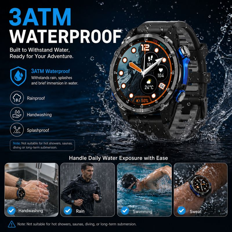 HD350 Pro Askeri Sınıf AGPS Ak - Altimeter Compass Watch incelemesi ve fiyatı