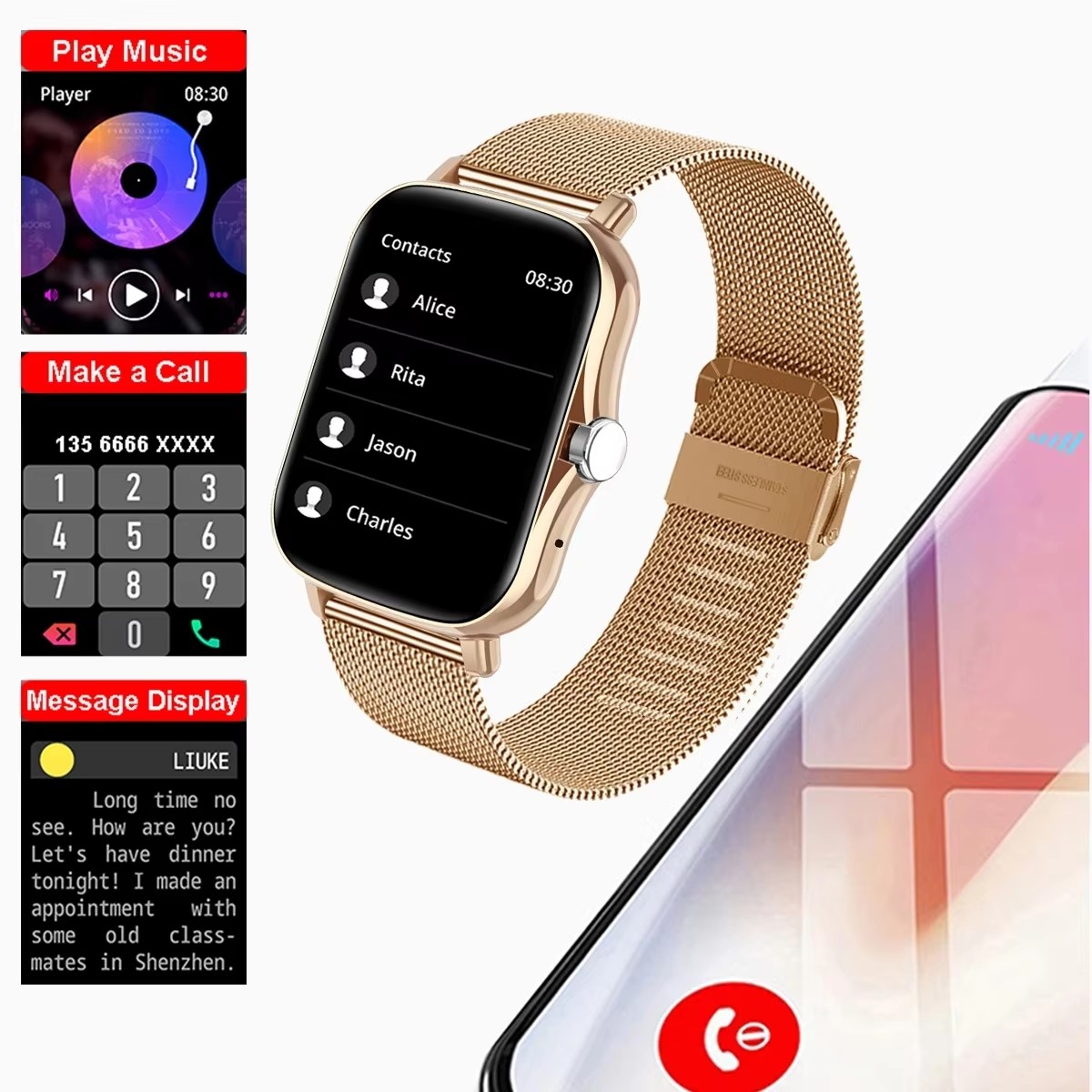 2026 Yeni Çok Fonksiyonlu Akıl - Smartwatch Watches For Girls incelemesi ve fiyatı