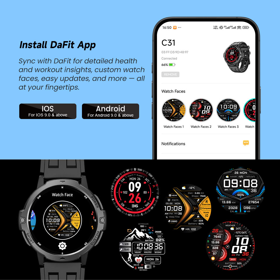 2026 YENİ GPS Akıllı Saat 1.46 - Altimeter Compass Watch incelemesi ve fiyatı