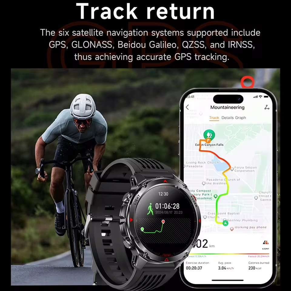 Askeri Açık Hava GPS Konumland - Altimeter Compass Watch incelemesi ve fiyatı
