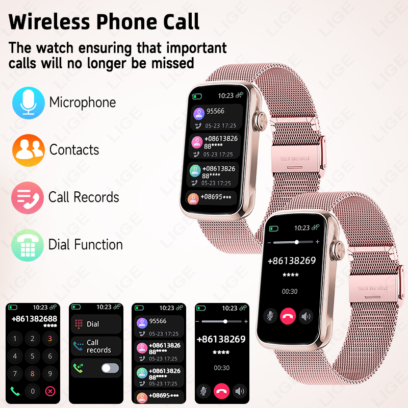 LIGE 1.47'' Akıllı Saat Kadın  - Watches Ladies Smartwatch incelemesi ve fiyatı