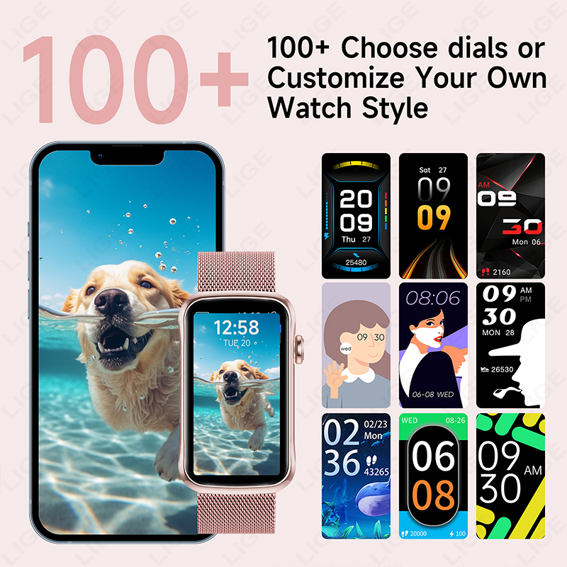 LIGE 1.47'' Akıllı Saat Kadın  - Watches Ladies Smartwatch incelemesi ve fiyatı