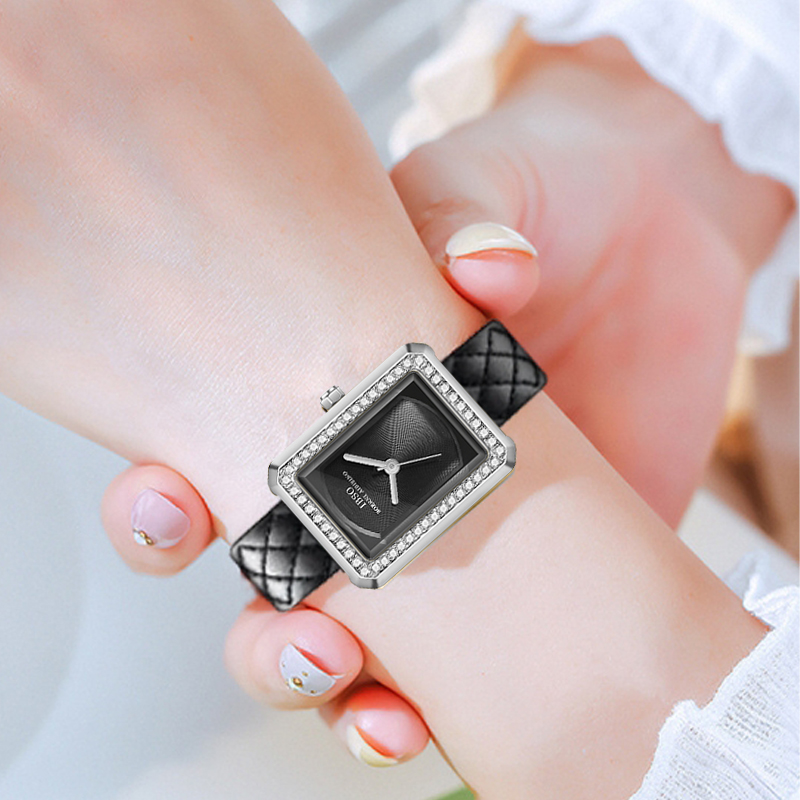 Moda Deri Kadın Izle Dikdörtge - Luxury Ceramic Watch incelemesi ve fiyatı
