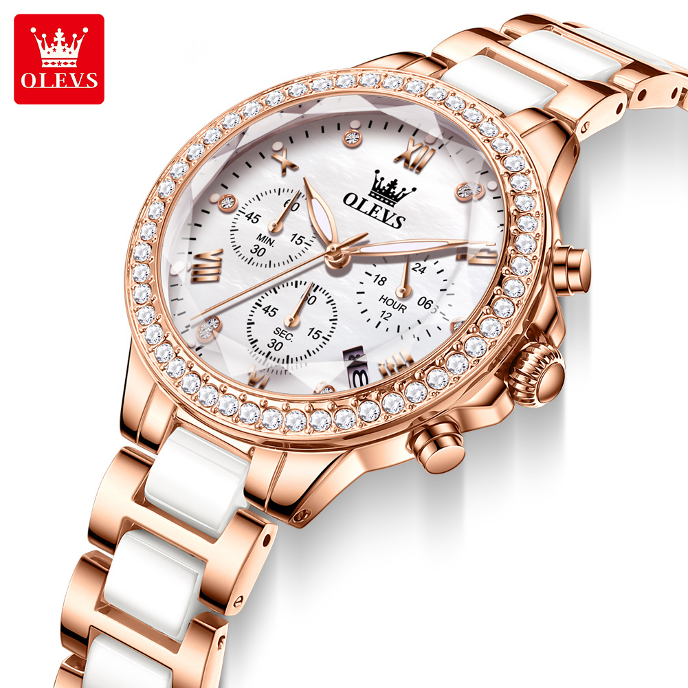 OLEVS 9999 Bayanlar Kuvars Saa - Luxury Ceramic Watch incelemesi ve fiyatı