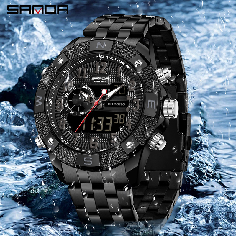 SANDA elektronik saat gençlere - Smartwatch Trending Watches For Men incelemesi ve fiyatı