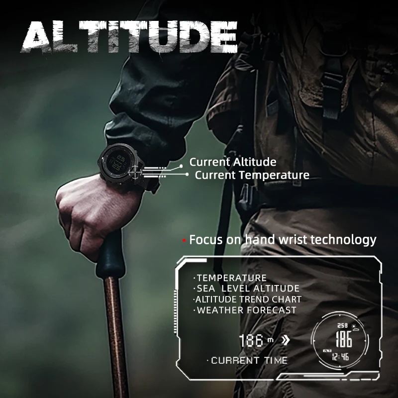 NORTH EDGE APACHE-46 Erkek Dij - Altimeter Compass Watch incelemesi ve fiyatı