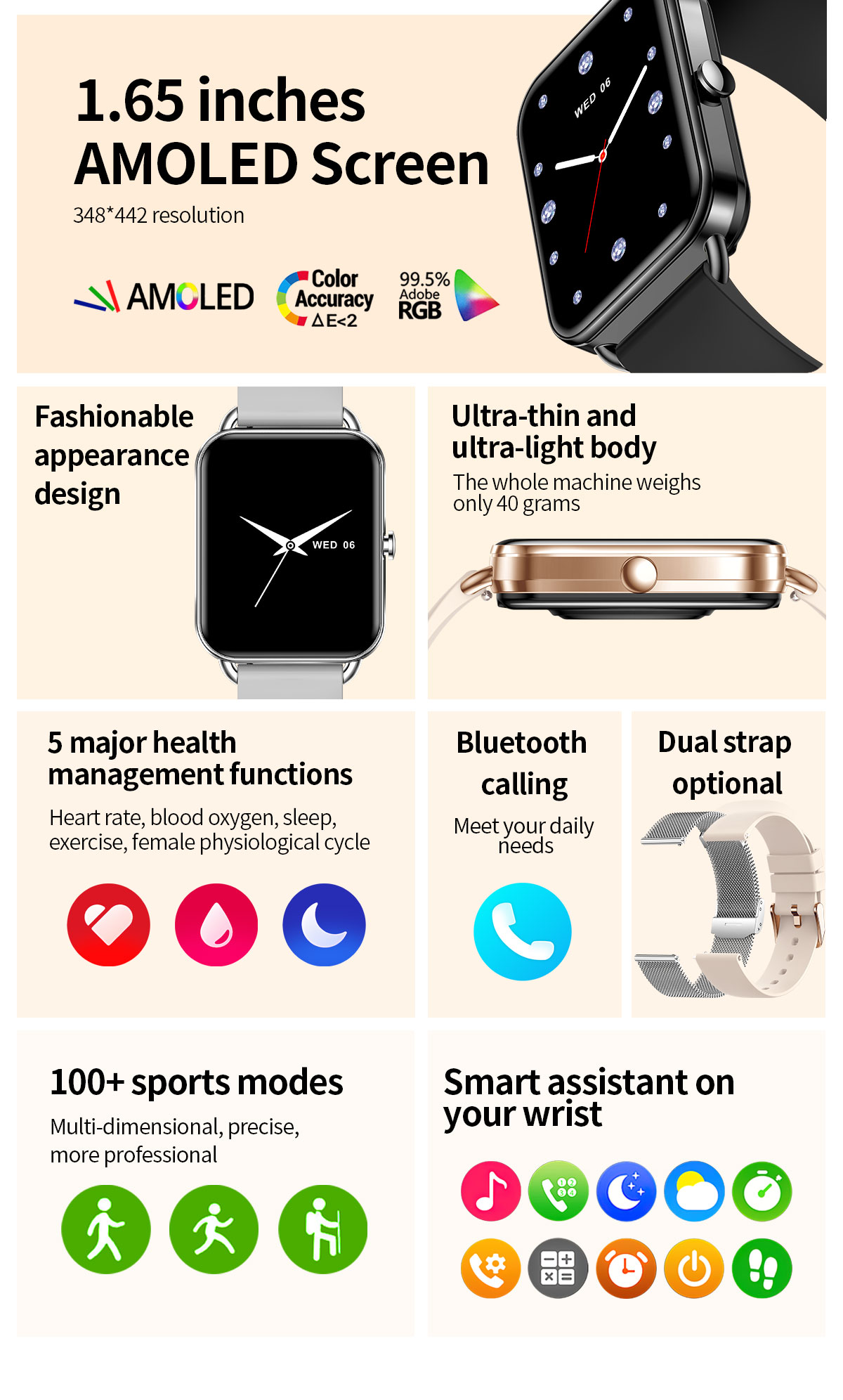 2024 Akıllı İzle Android Telef - Smartwatch Watches For Girls incelemesi ve fiyatı