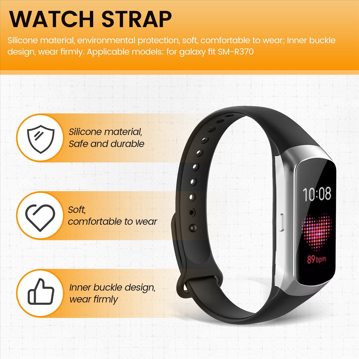 A49T Spor WatchBand Kayışı Gal - Silicone Sport Band incelemesi ve fiyatı