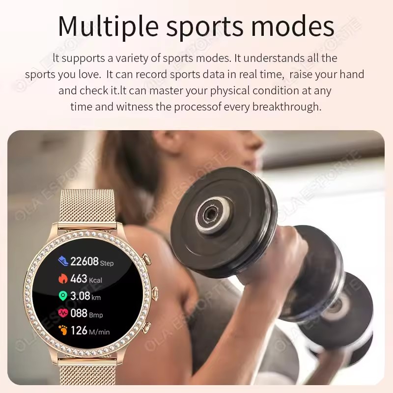 Şık Bayan Akıllı Saati Bluetoo - Watches Ladies Smartwatch incelemesi ve fiyatı